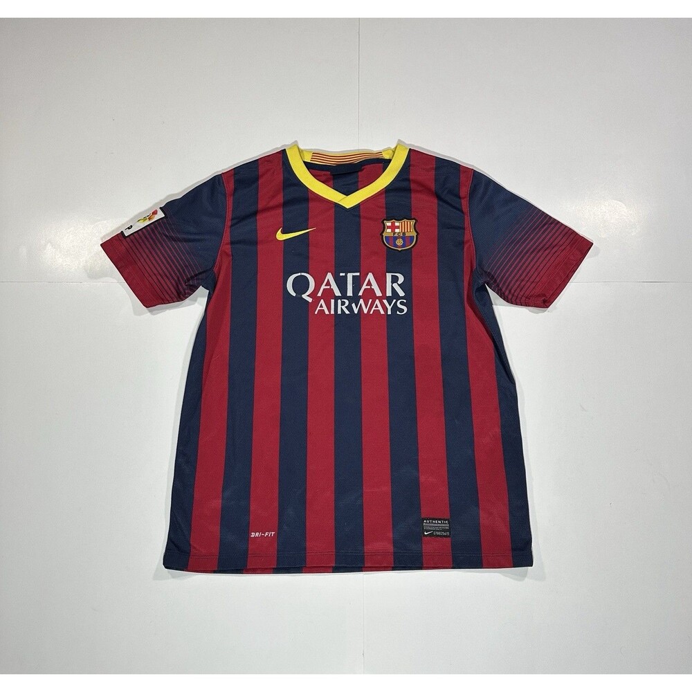 Nike FC Barcelona 2013 - 2014 Home Football Jersey Shirt Youth Boys Size L-XL